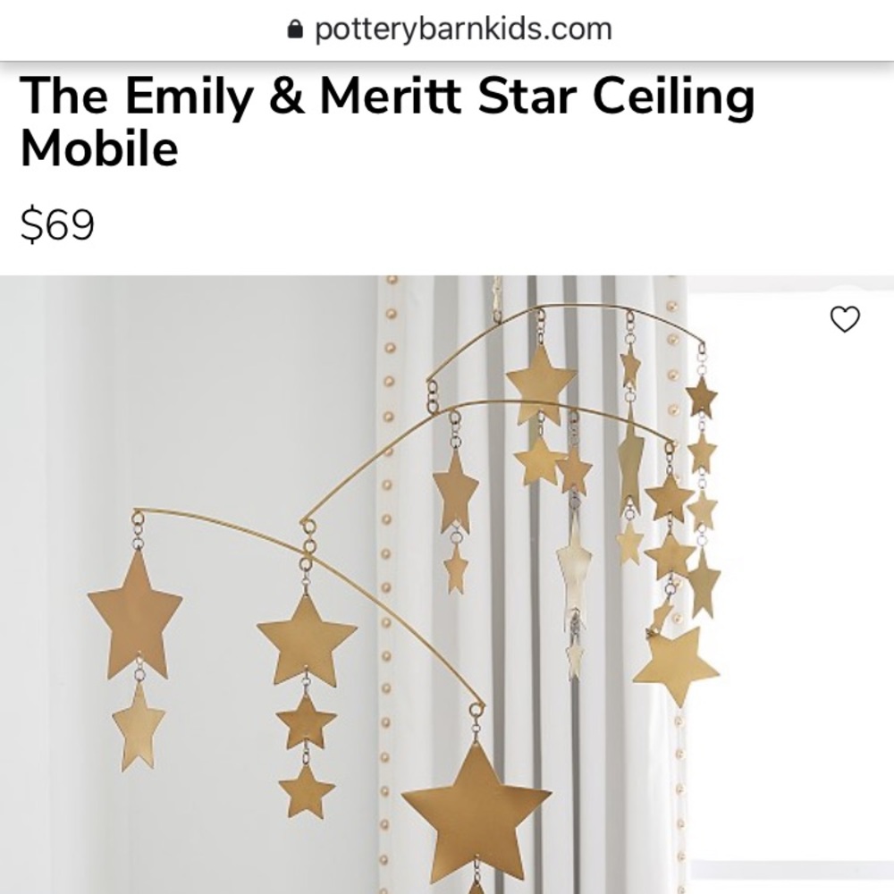 NEW Pottery Barn Emily and Merritt Star Mobile